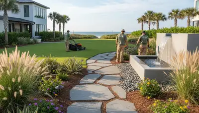 Myrtle Beach, SC landscaping service for lawn care, mowing, and property maintenance