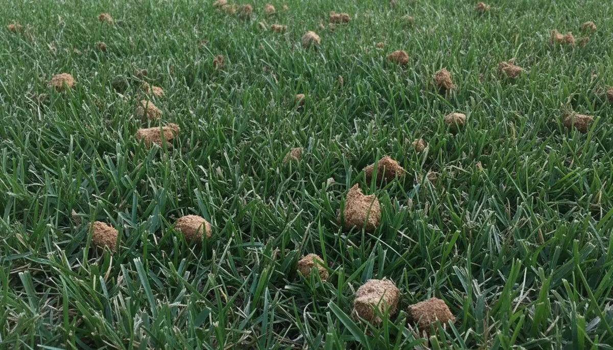 Post-aeration lawn recovery with healthy green turf by Chop Chop Landscaping in Myrtle Beach, SC